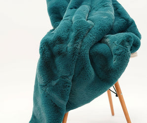 CAPARICA - Throw Blanket, Teal - TW4153
