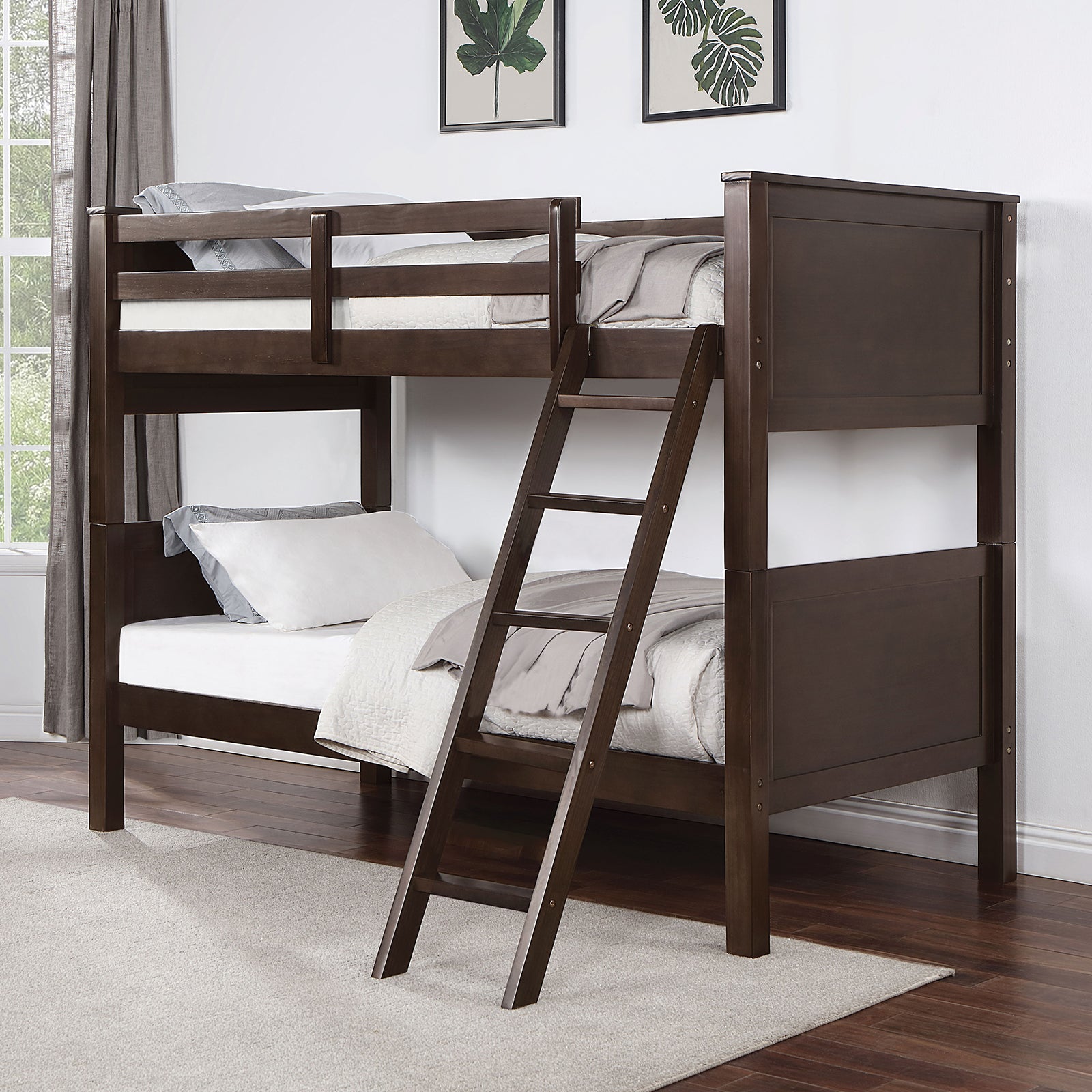 STAMOS - Twin/Twin Bunk Bed - CM-BK658WN-TT-BED