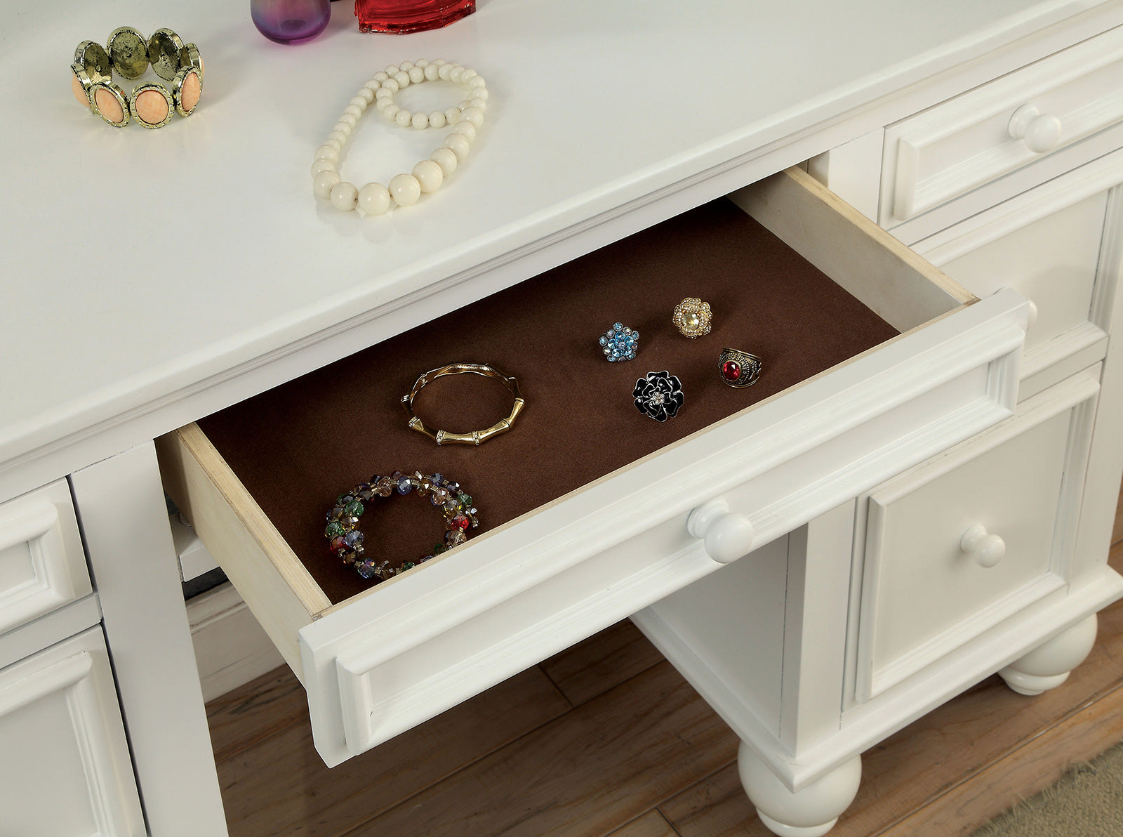 ATHY - Vanity w/ Stool - CM-DK6848WH