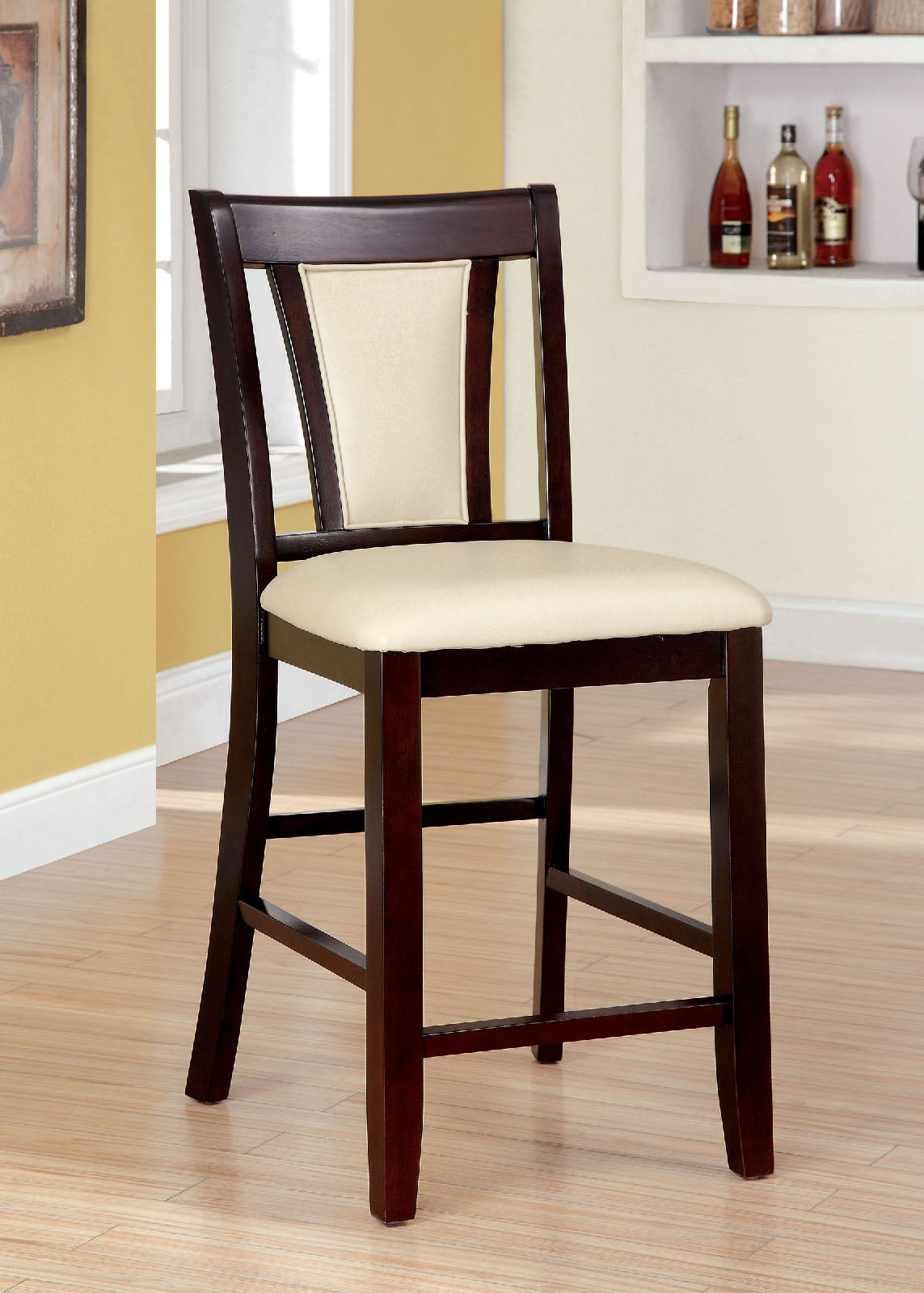 BRENT II - Counter Ht. Chair (2/CTN) - CM3984PC-2PK