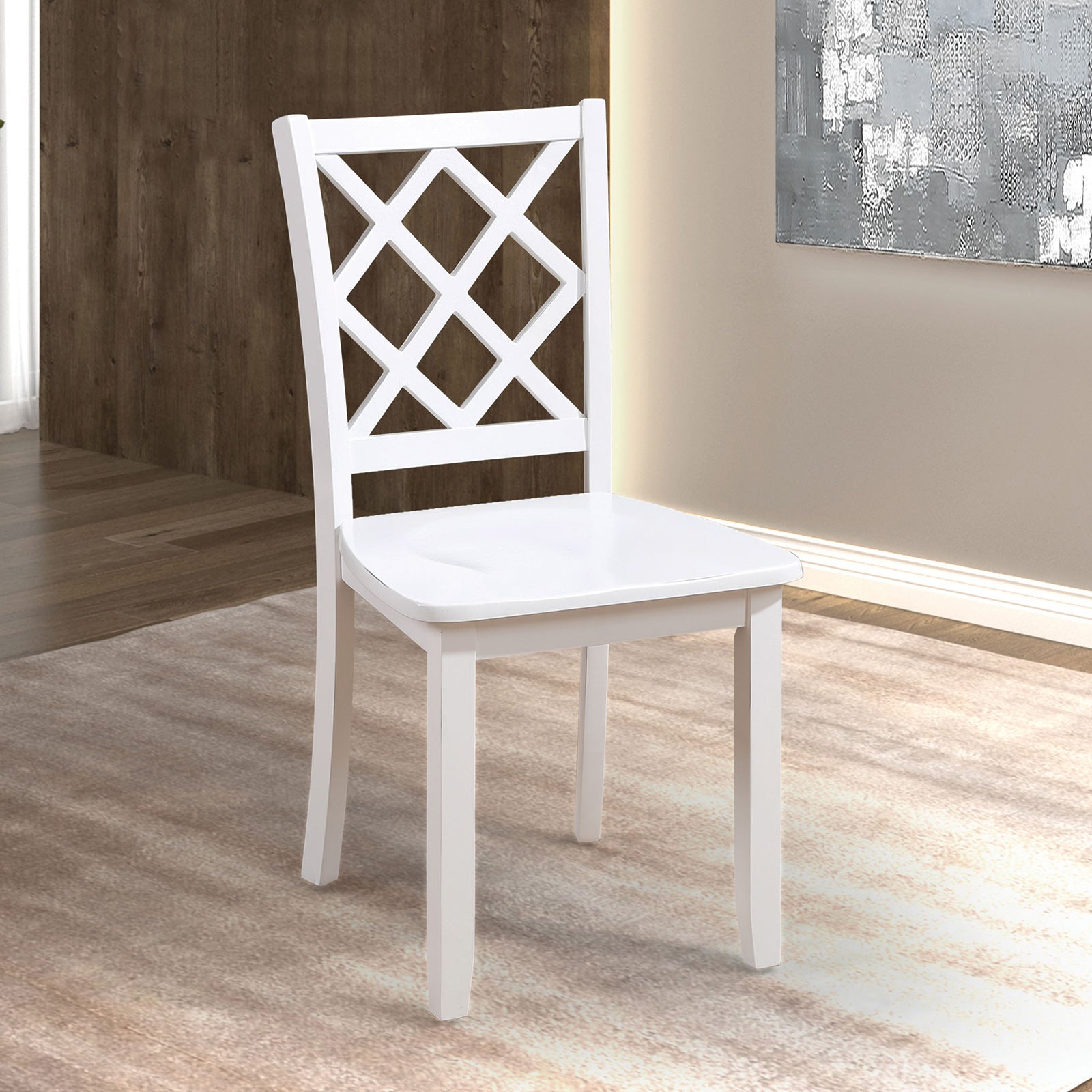 YAMHILL - 5 Pc. Dining Table Set - FM3424WH-T-5PK