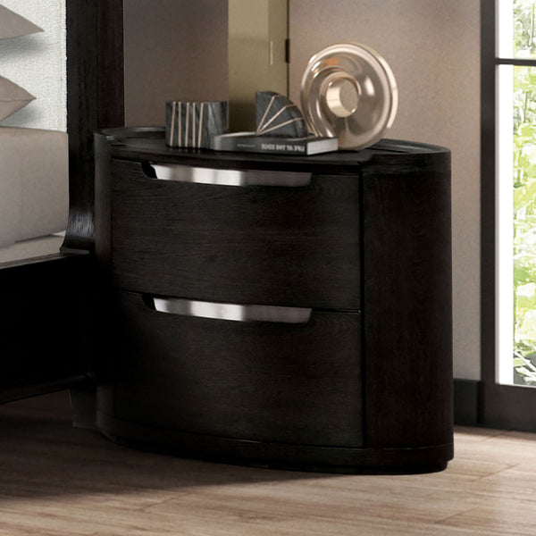 OSTERLEY - Nightstand, Black - FM71500BK-N