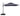 HERO - 10' Square Umbrella, Double Top, Gray - LA-A028GY