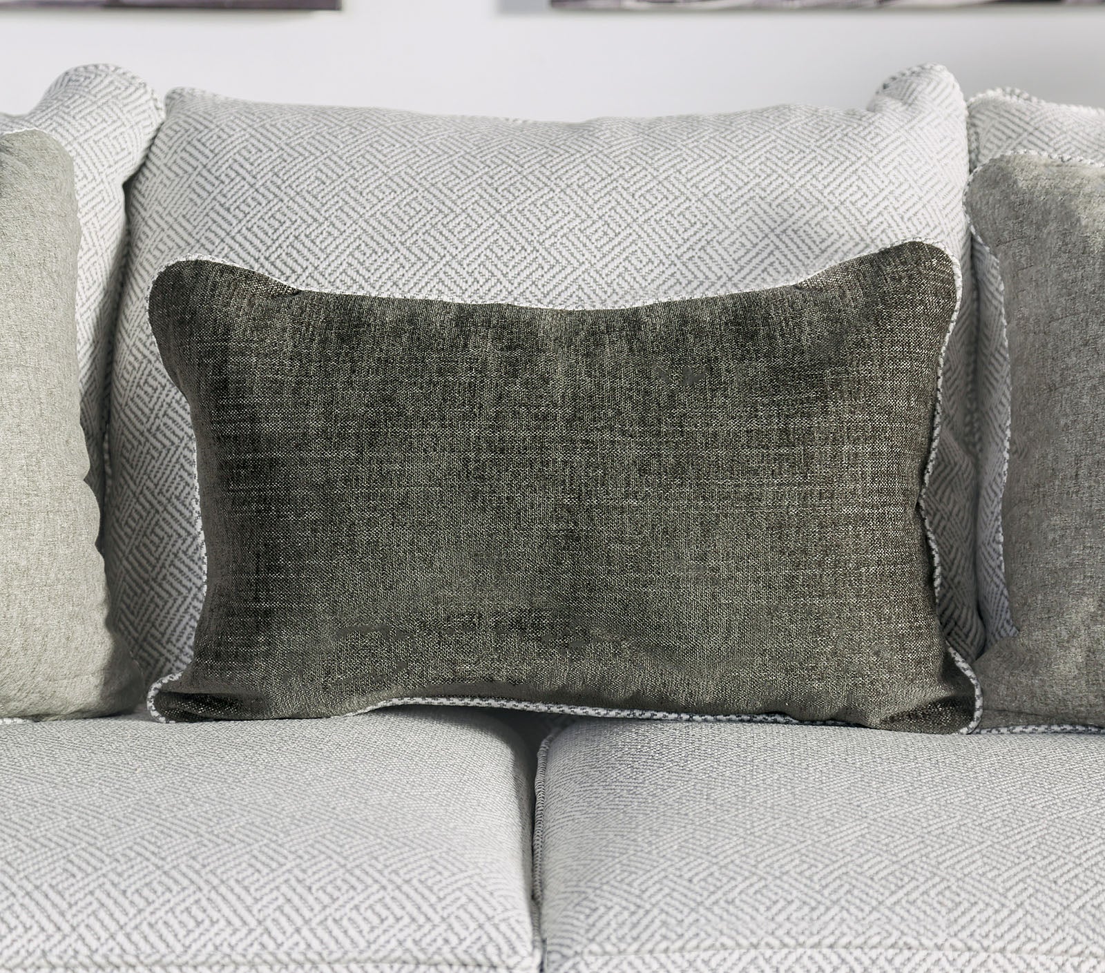 SKYLINE - Loveseat, Pewter/Gray - SM1212-LV