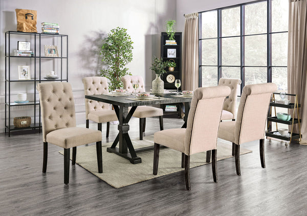 ALFRED - 7 Pc. Dining Table Set - CM3735T-IV-7PC