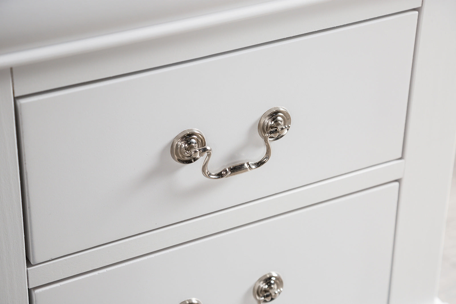 LOUIS PHILIPPE - Nightstand, White - FM7866WH-N