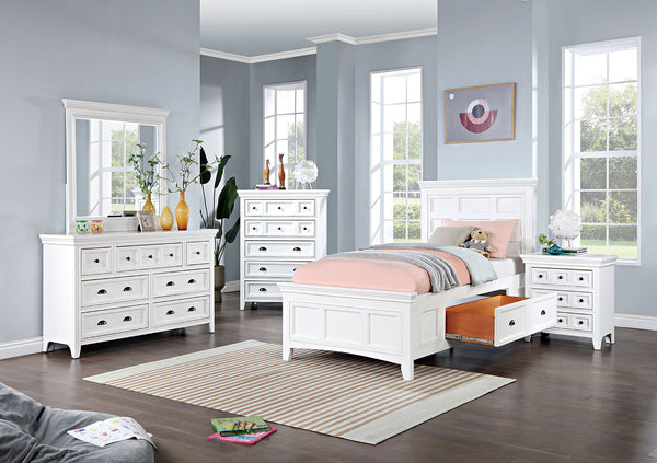 CASTILE - Twin Bed - CM7413WH-T-BED
