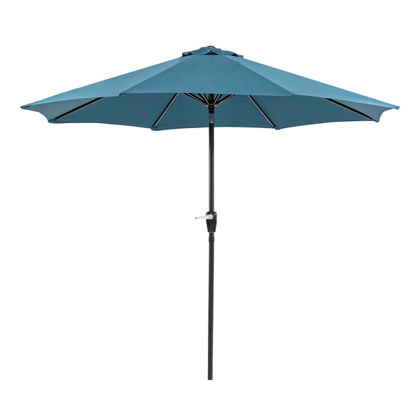 SOLI - 9' Outdoor Umbrella w/ Auto Tilt, Blue - LA-A009BL
