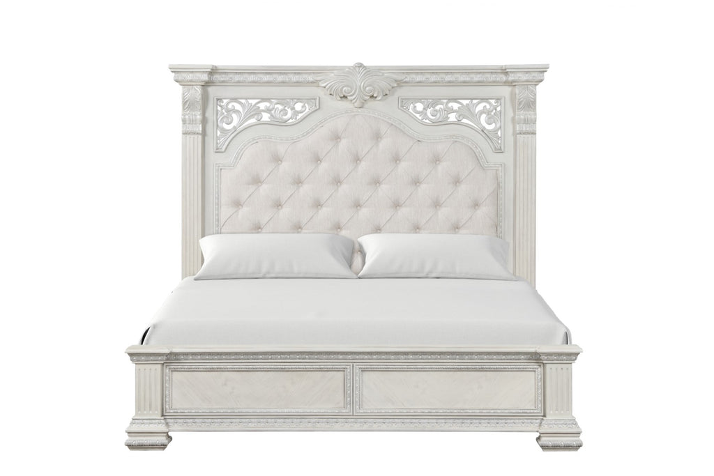 PROMENADE - 4 Pc. Queen Bedroom Set - FM70001WH-Q-4PC