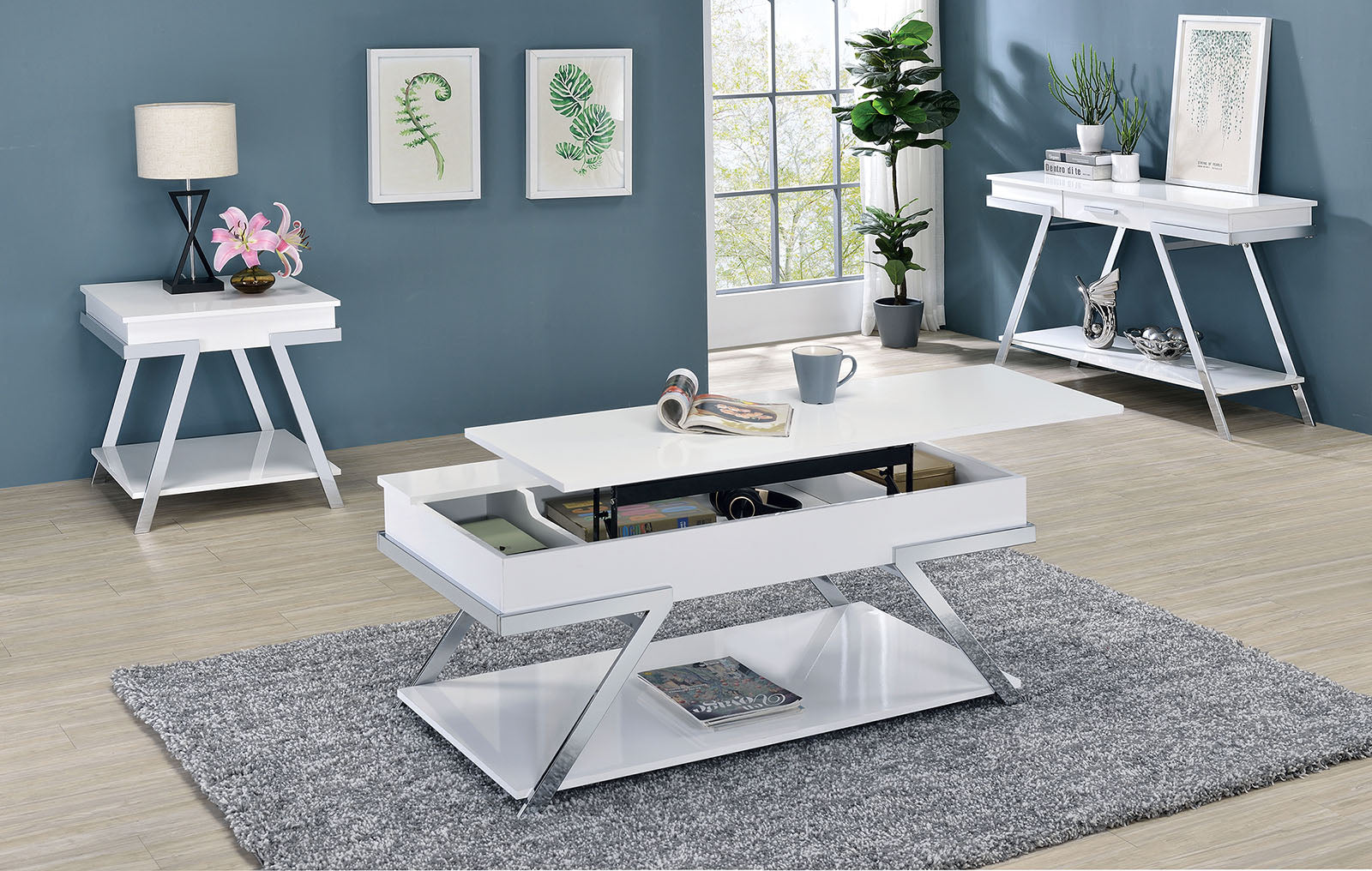 TITUS - Coffee Table - CM4193WH-C