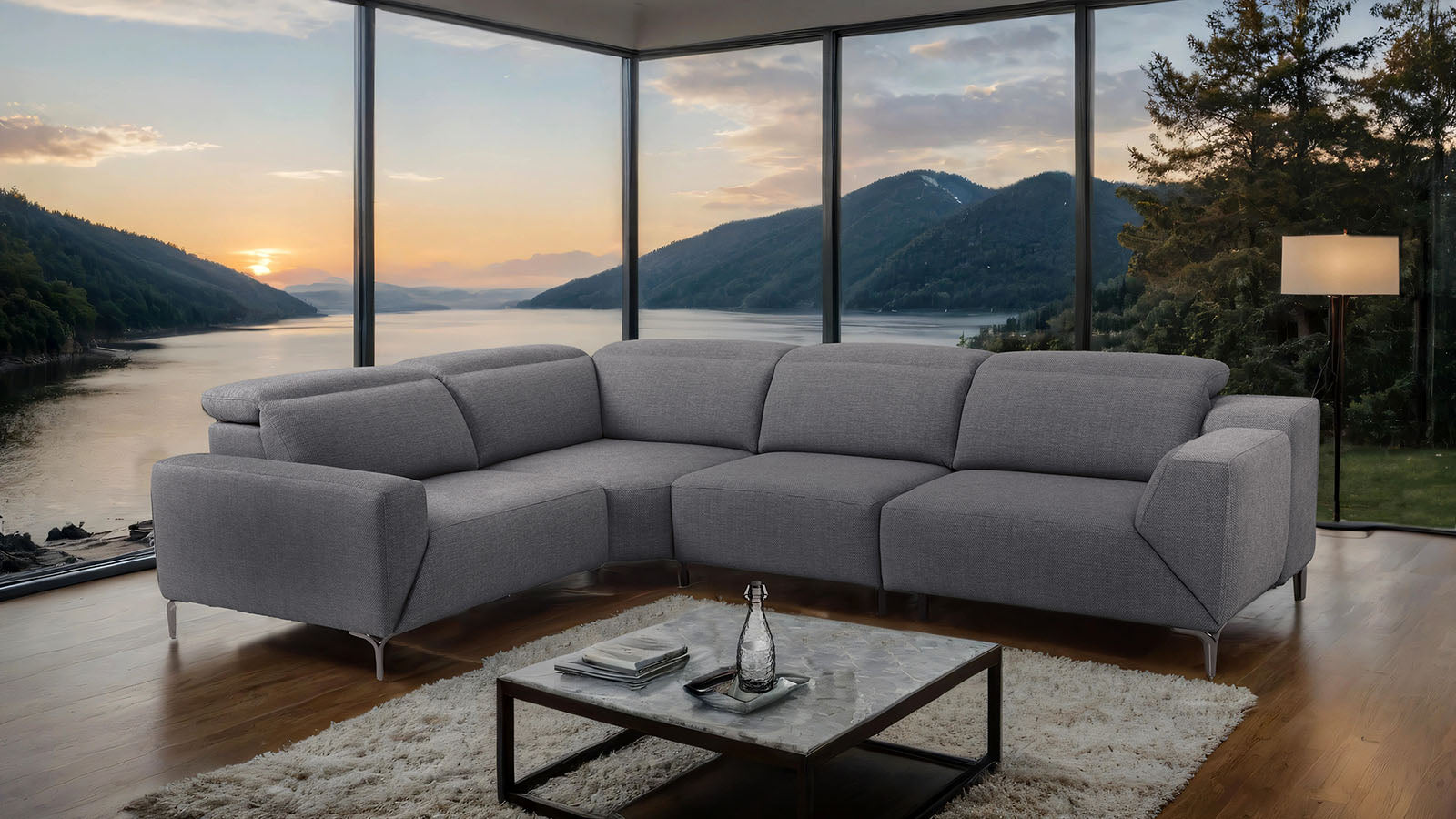 MELANCTON - Power Sectional - CM9933DG-SECT-PM