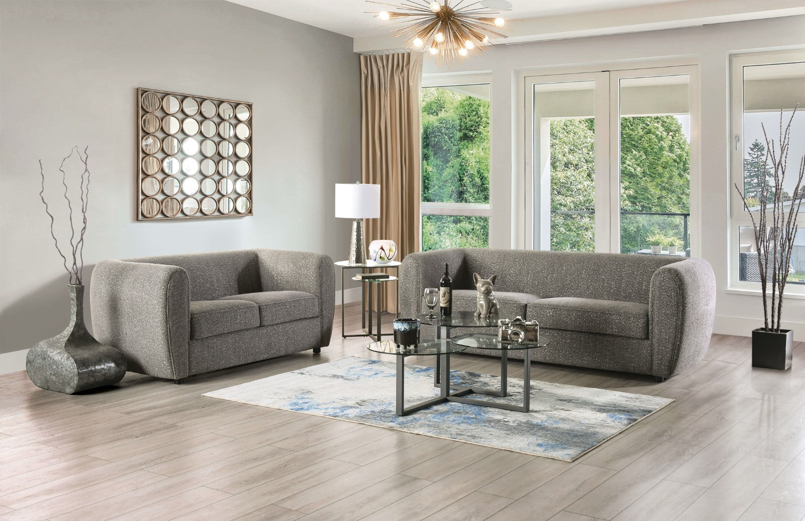 VERDAL - Loveseat - FM61001GY-LV
