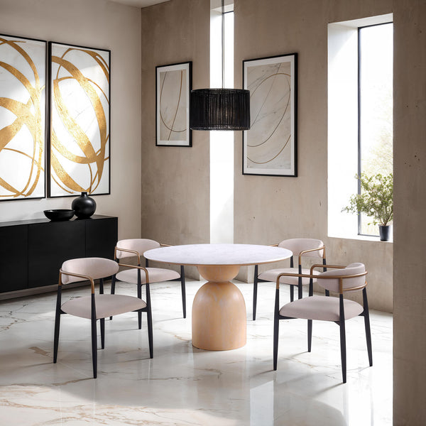 NEASDEN - 5 Pc. Dining Table Set - FM37003NT-T-5PC