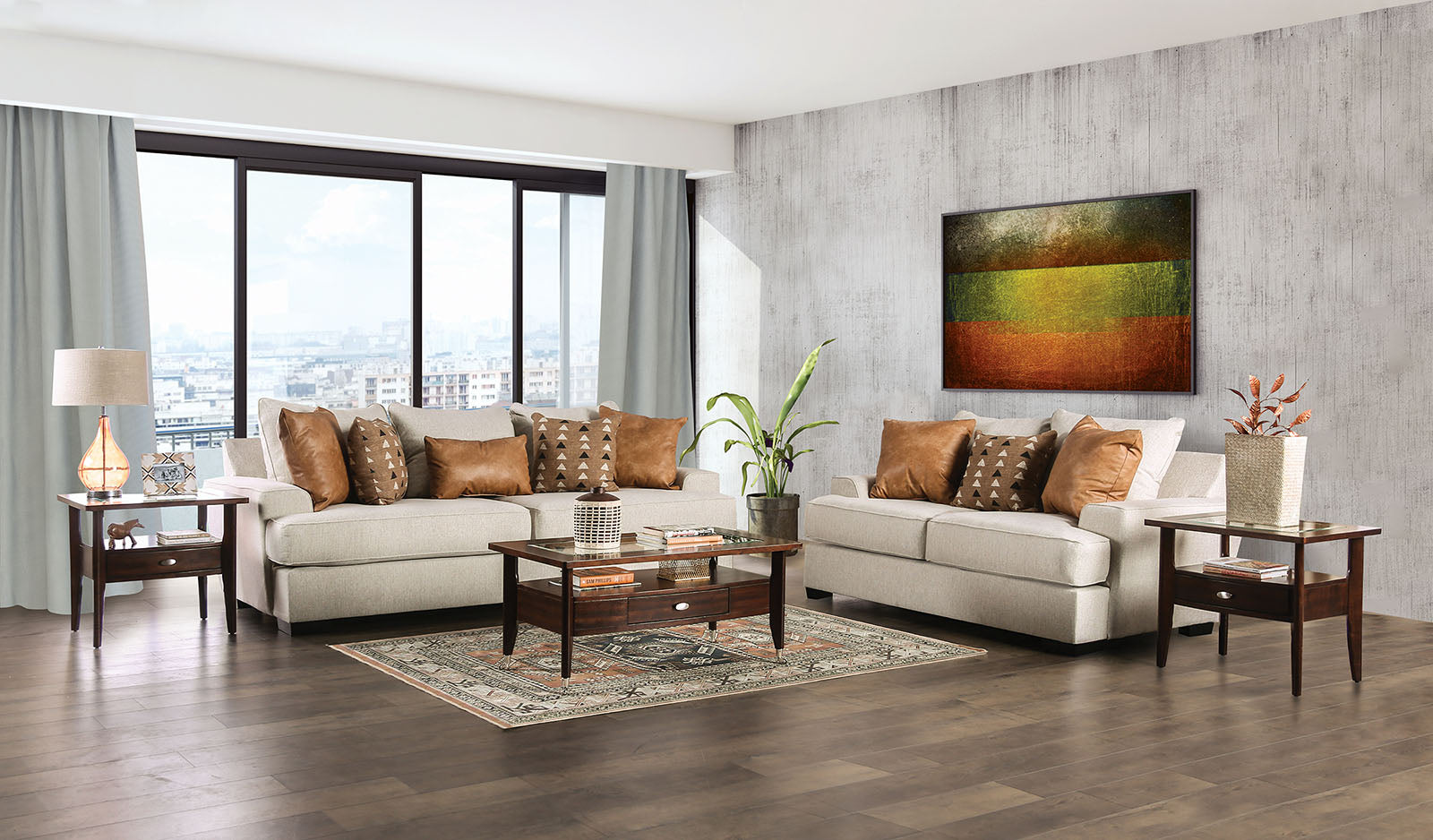 NEW MEADOWS - Sofa + Loveseat - SM1214-2PC