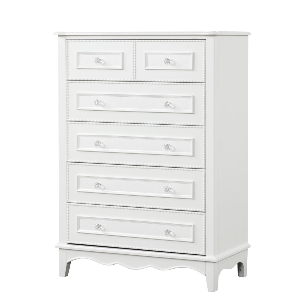 NAUCALPAN - Chest w/ Bottom Drawer Cedar, White - FM7456WH-C