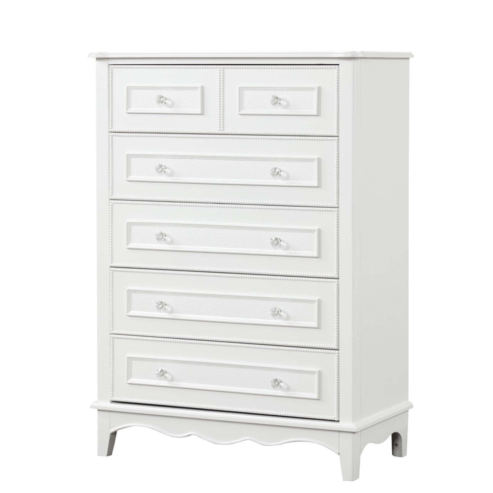 NAUCALPAN - Chest w/ Bottom Drawer Cedar, White - FM7456WH-C