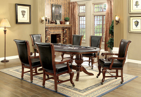 MELINA - 7 Pc. Dining Table Set - CM-GM367CH-T-7PC