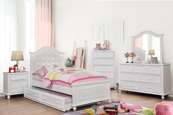 OLIVIA - 4 Pc. Full Bedroom Set - CM7155WH-F-4PC