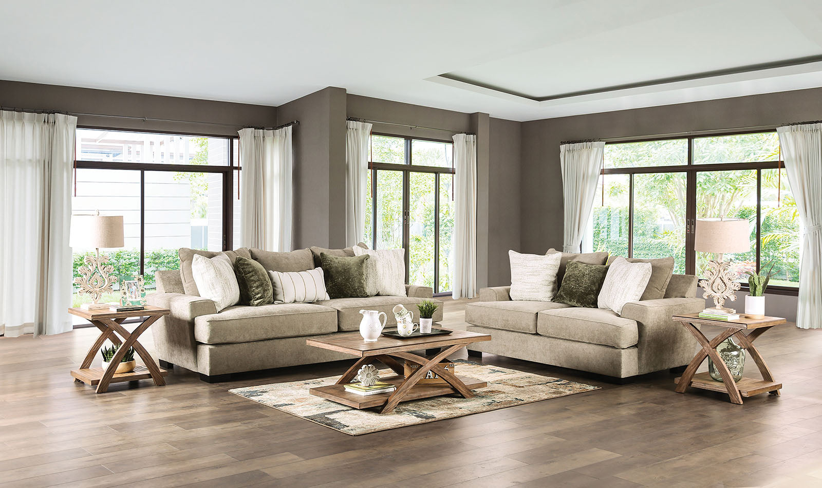NEW MEADOWS - Sofa + Loveseat - SM1213-2PC