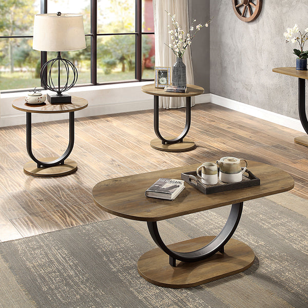 OLBIA - 3 Pc. Coffee Table Set (1C+2E) - CM4199A-3PK