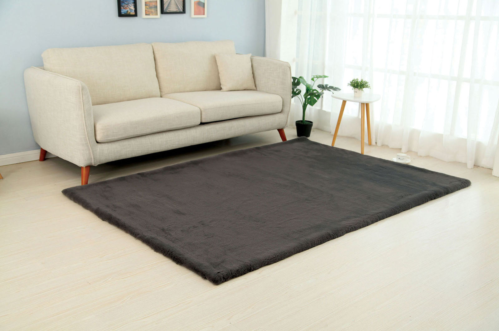 CAPARICA - 5' X 7' Area Rug, Charcoal - RG4140