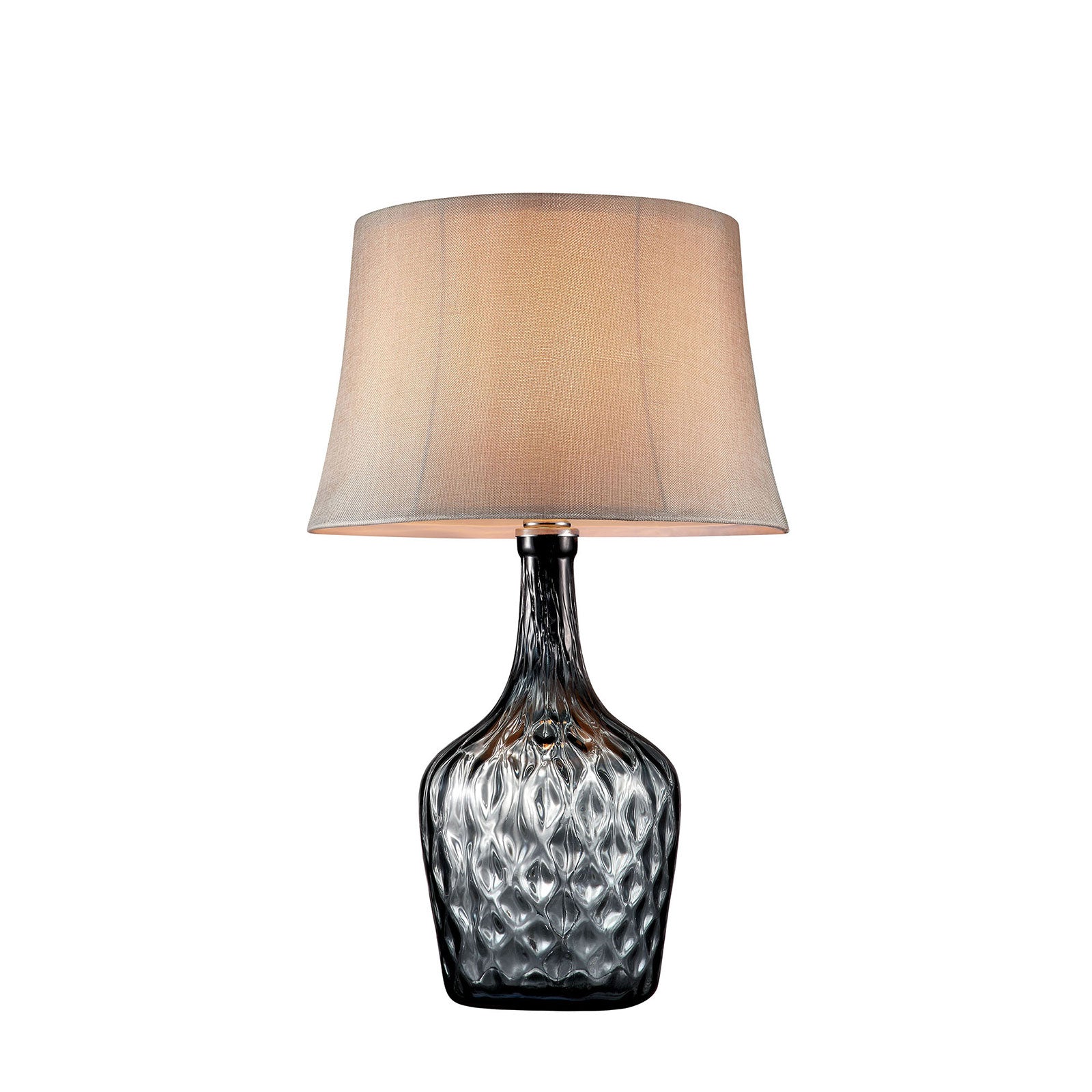 JANA - 30"H Gray Glass Table Lamp - L9702