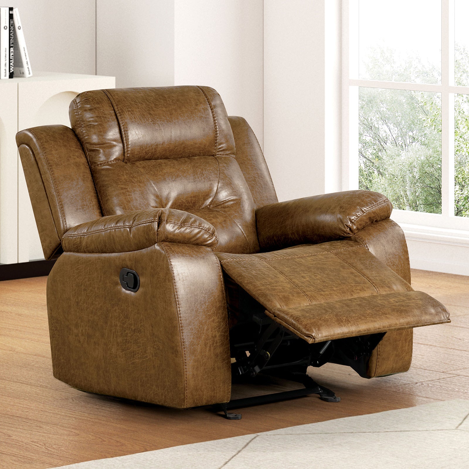 EZEKIUS - Manual Recliner - FM6011BR-CH-M