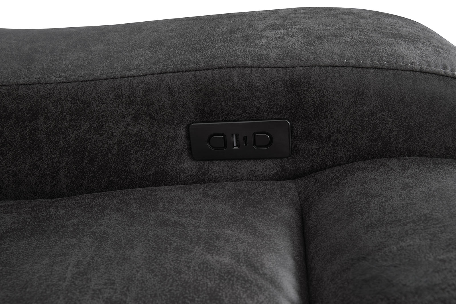 DEMETRIUS - Power Sofa + Loveseat - CM9931DG-PM-2PC