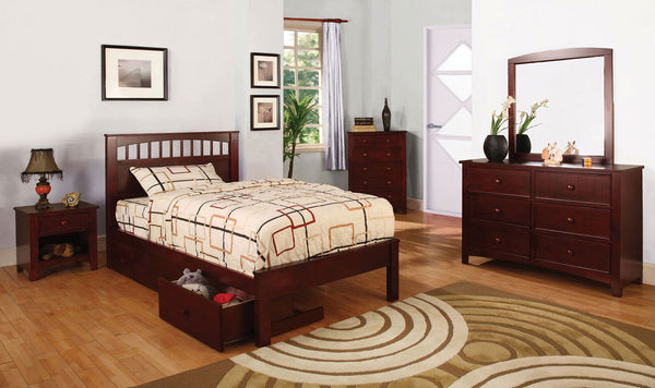 CARUS - 4 Pc. Twin Bedroom Set - CM7904CH-T-4PC