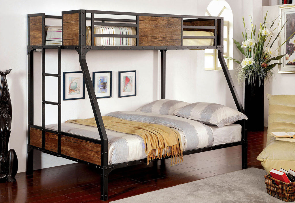 CLAPTON - Twin/Full Bunk Bed - CM-BK029TF
