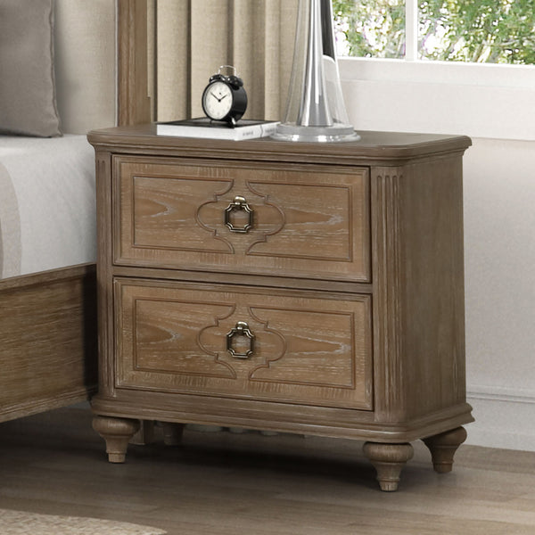 LYRIS - Nightstand, Rustic Oak - FM7417AK-N