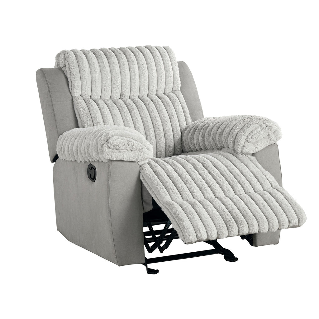 DIONYSUS - Manual Glider Recliner - FM64004GY-CH-M