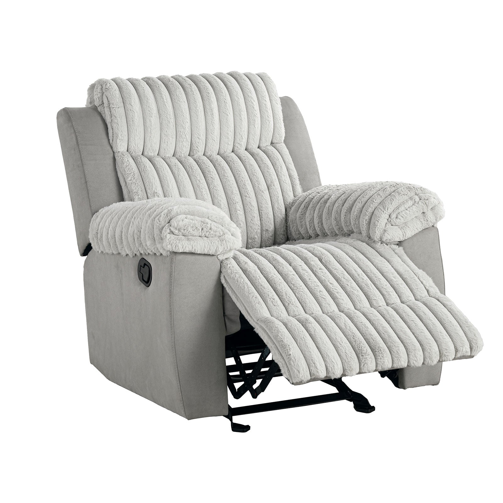 DIONYSUS - Manual Glider Recliner - FM64004GY-CH-M