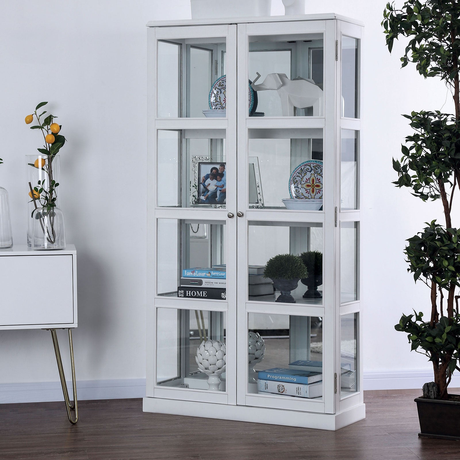 VILAS - Curio Cabinet - CM-CR140WH