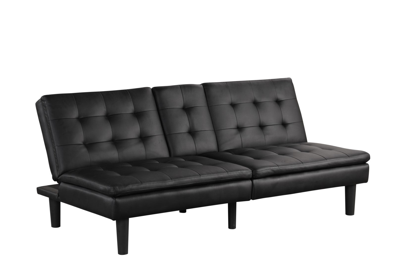 EIDSBERG - Futon Sofa Bed w/ Drop Down Table - FM2908BK
