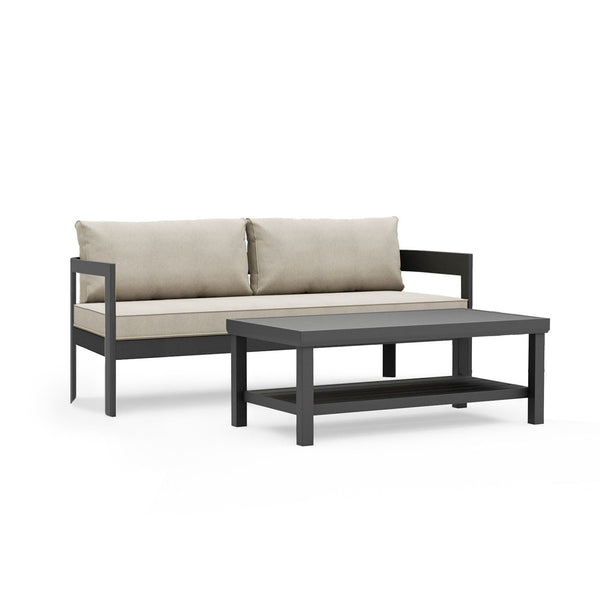 LOTUS - Sofa & Coffee Table Set - GM-1049BK-2PK