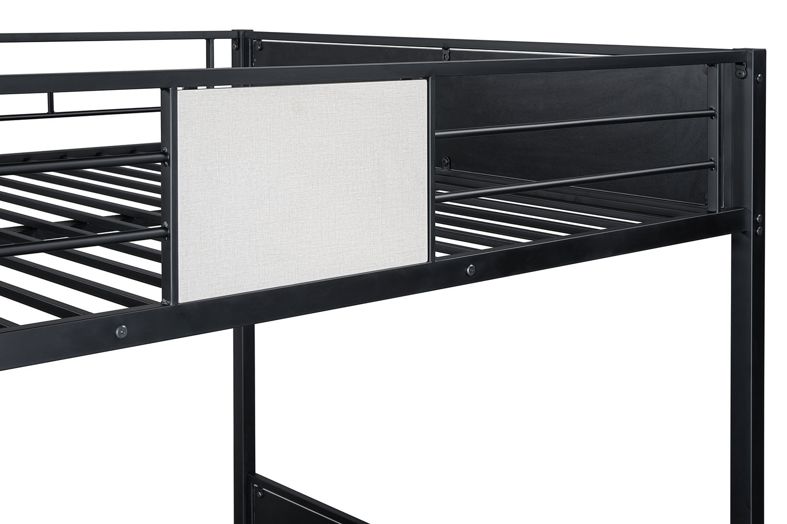 MOLTON - Full/Full Metal Bunk Bed (K/D), Black - FM-BK902BK-FF