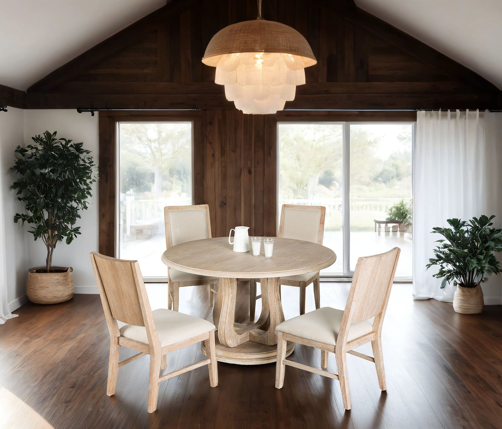 ORBETELLO - 54" Round Dining Table - FM3601NT-RT