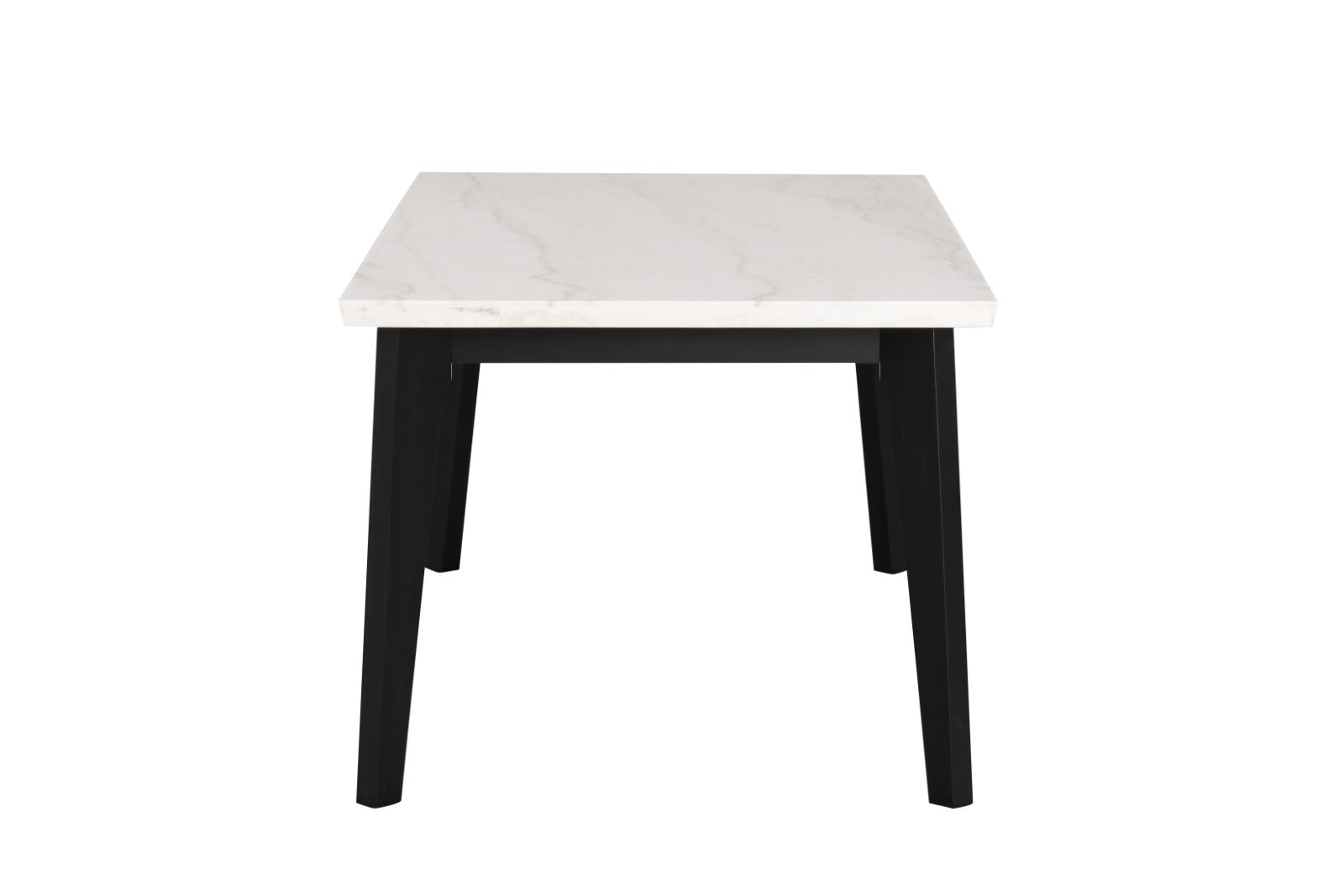 SABRO - Rect Dining Table w/ Marble Top - FM3330BK-T-TABLE