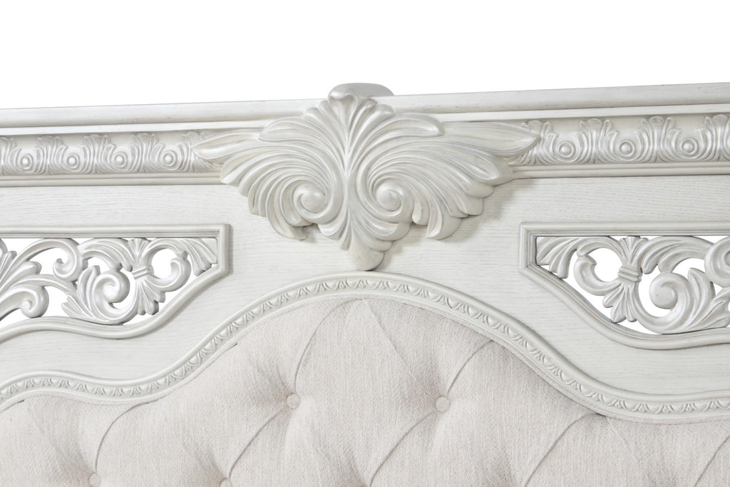 PROMENADE - 4 Pc. Queen Bedroom Set - FM70001WH-Q-4PC