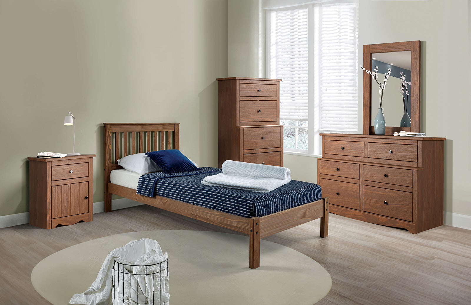 CRESWELL - 4 Pc. Full Bedroom Set - AM7972MH-F-4PC