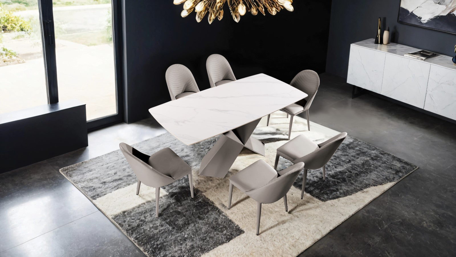 LENVIK - Dining Table - FM3700BR-T-TABLE