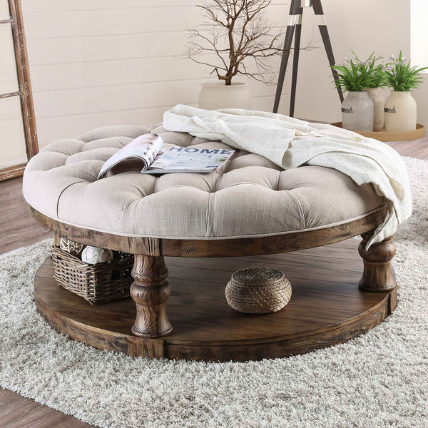 MIKA - Coffee Table w/ Cushion Top - CM4424A-F-C