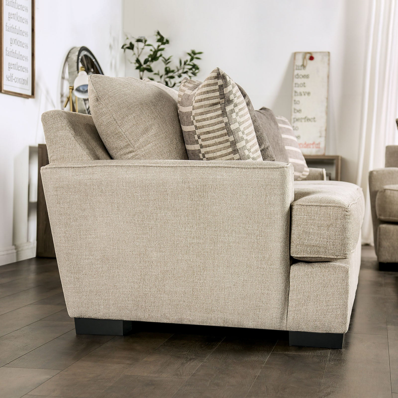HOLBORN - Loveseat, Beige - SM1219-LV