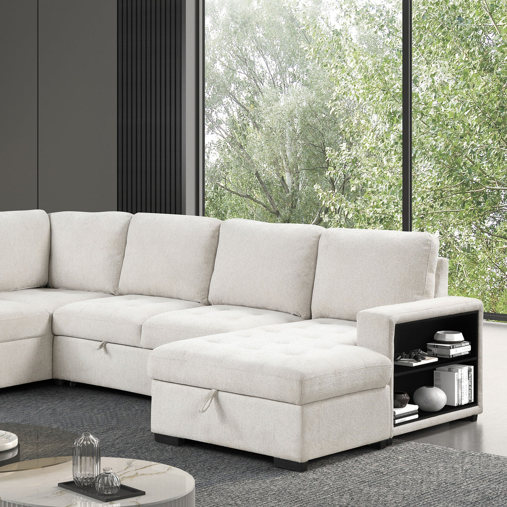 STOCKWELL - Sleeper Sofa Sectional - FM6966DG-SECT