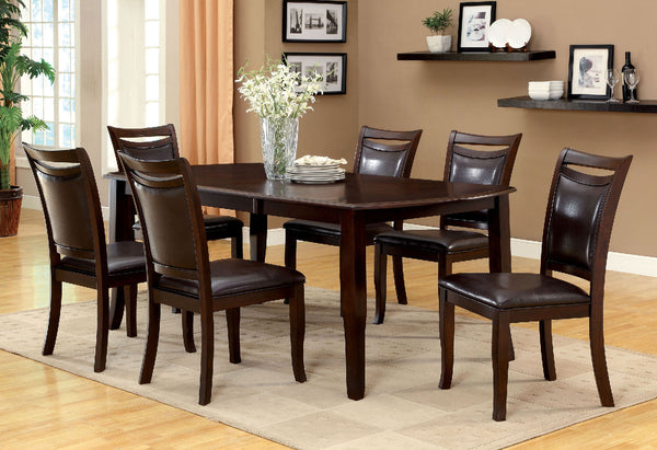 WOODSIDE - 6 Pc. Dining Table Set w/ Bench - CM3024T-6PC