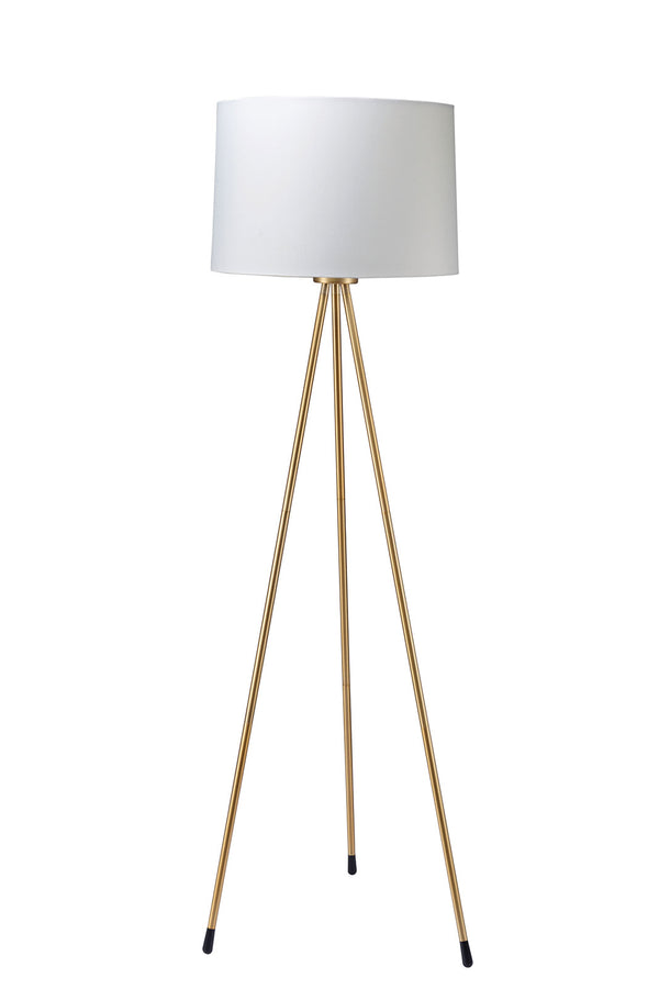 ZERA - Floor Lamp, White/Gold - L731181-WH