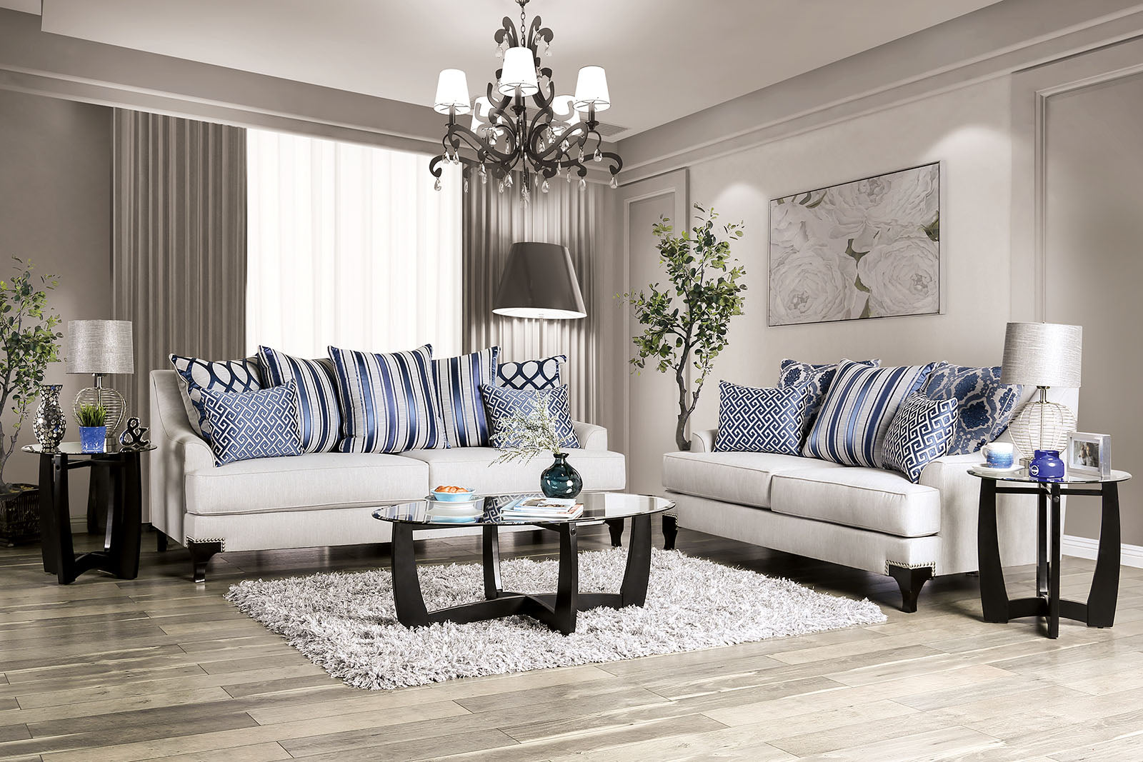SISSETON - Sofa + Loveseat - SM2207-2PC