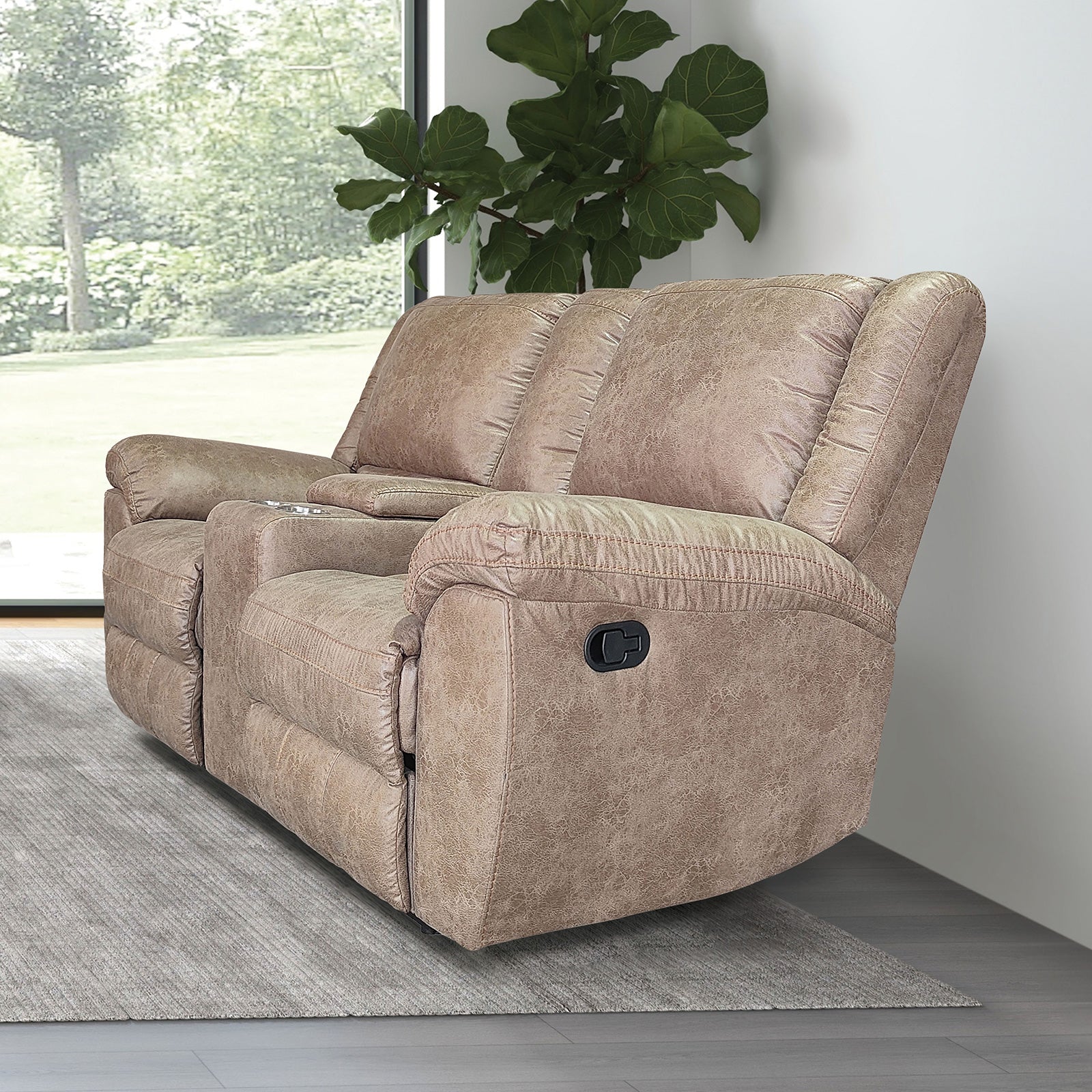 JAMBI - Loveseat, Brown - NX6011BR-LV