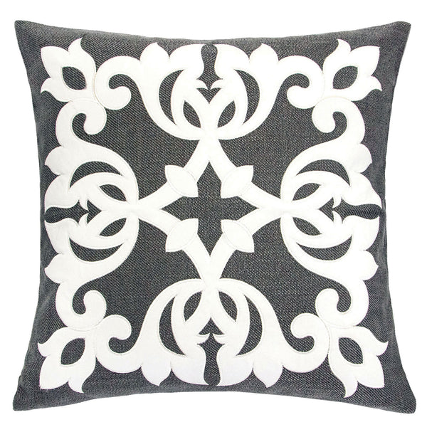 TRUDY - 20" X 20" Pillow, Gray (2/CTN) - PL8056-2PK